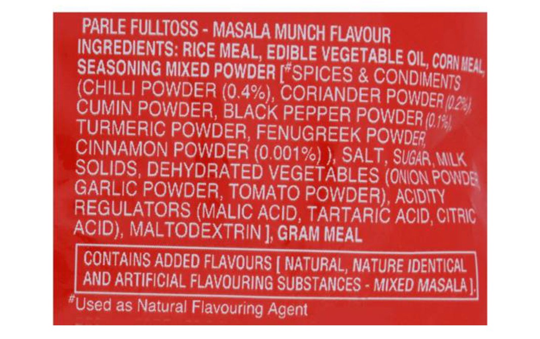 Parle Full Toss Masala Munch   Pack  45 grams